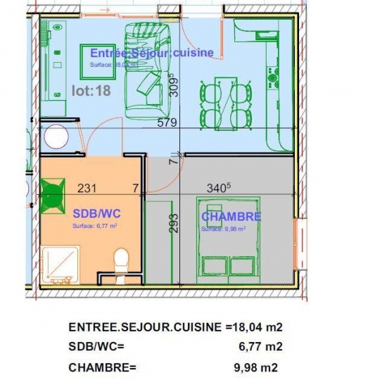  2A IMMOBILIER : Apartment | BASTELICACCIA (20129) | 35 m2 | 159 000 € 