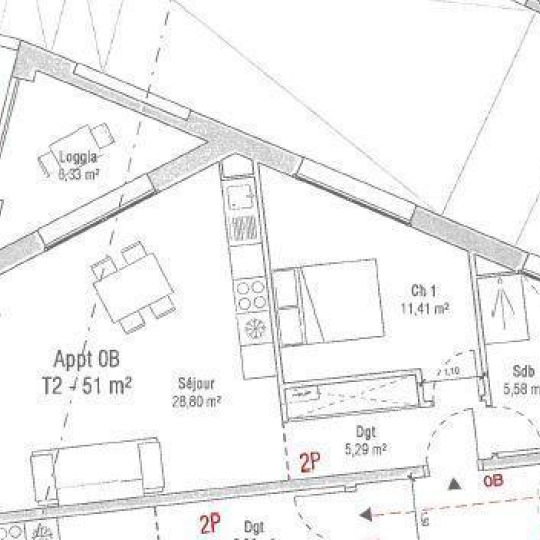  2A IMMOBILIER : Appartement | AJACCIO (20090) | 52 m2 | 215 000 € 
