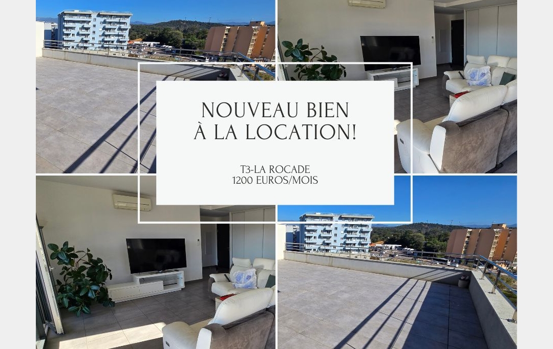 2A IMMOBILIER : Appartement | AJACCIO (20000) | 72 m2 | 1 200 &euro; 