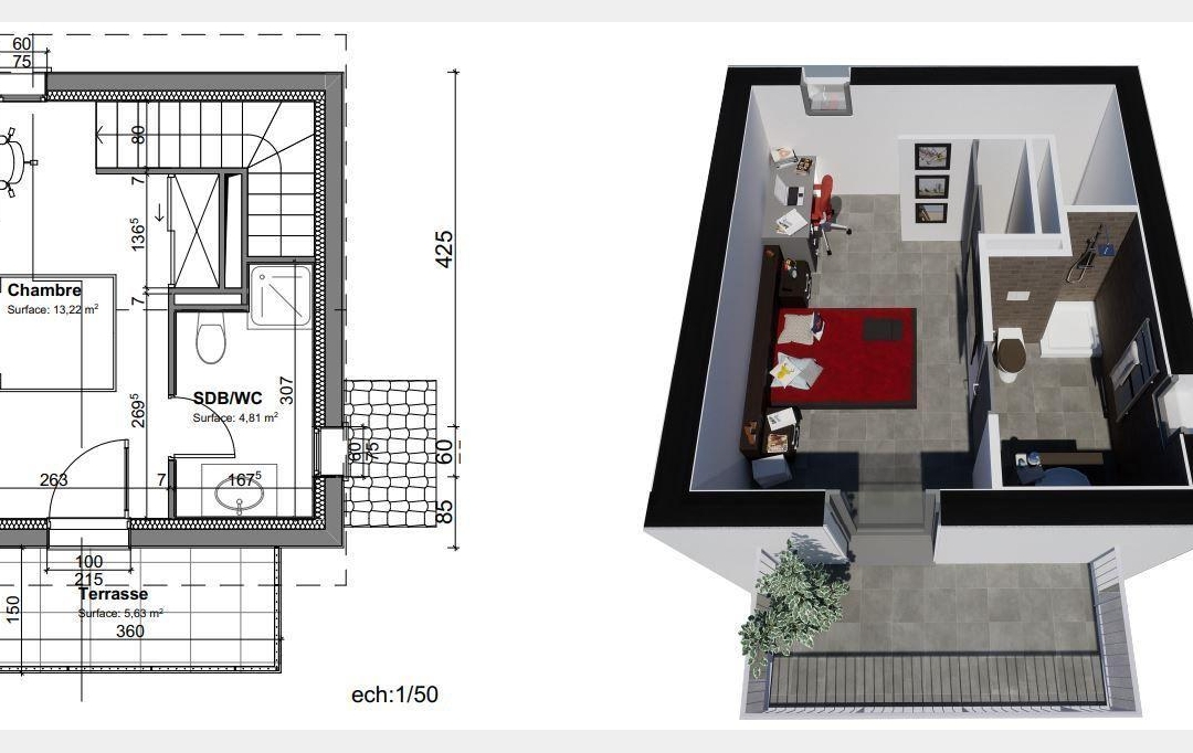 2A IMMOBILIER : Programme Neuf | BASTELICACCIA (20129) | 36 m2 | 240 000 € 
