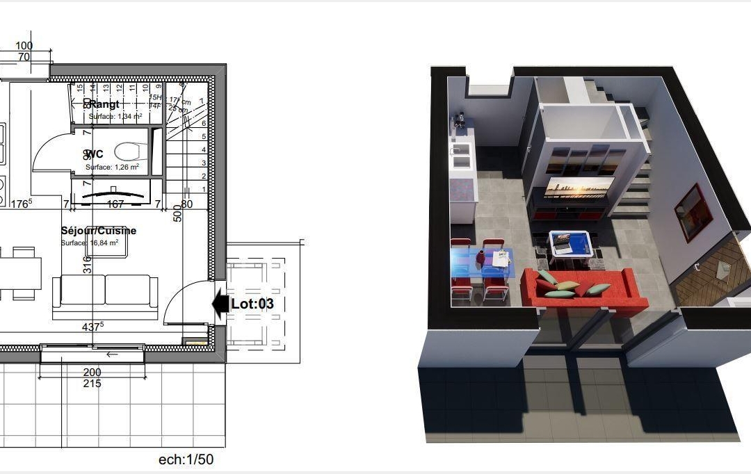2A IMMOBILIER : Programme Neuf | BASTELICACCIA (20129) | 36 m2 | 240 000 € 