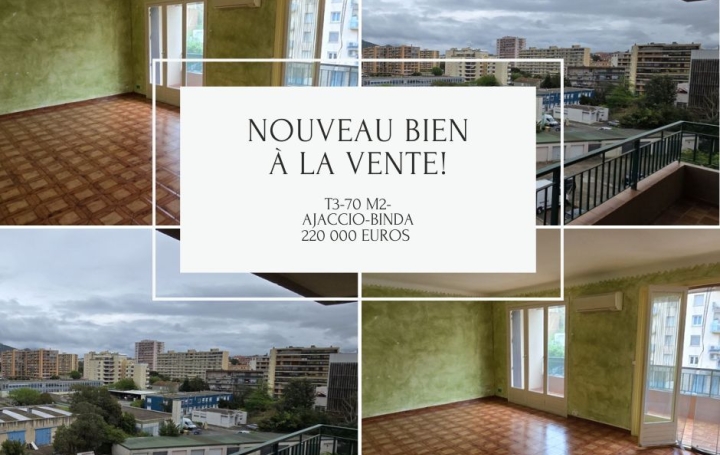 Appartement P3   AJACCIO  70 m2 220 000 € 